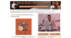 Desktop Screenshot of drumlessonsmanchester.co.uk